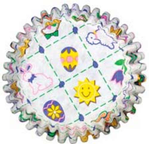 Easter Patchwork Cupcake Papers - Click Image to Close